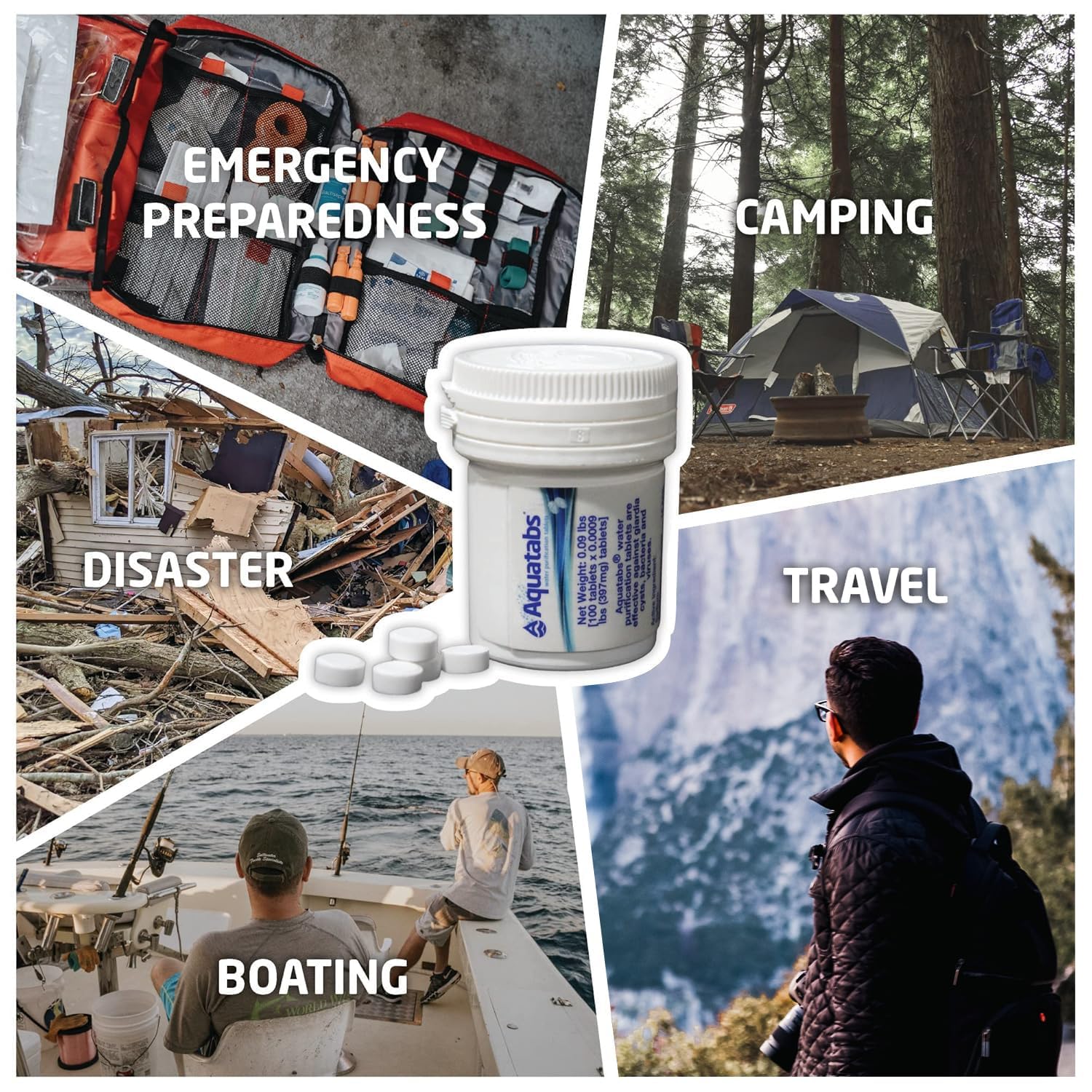 Aquatabs™ Emergency Water Purification Tablets