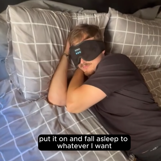 SnoozeSound™ 3D Bluetooth Sleep Mask