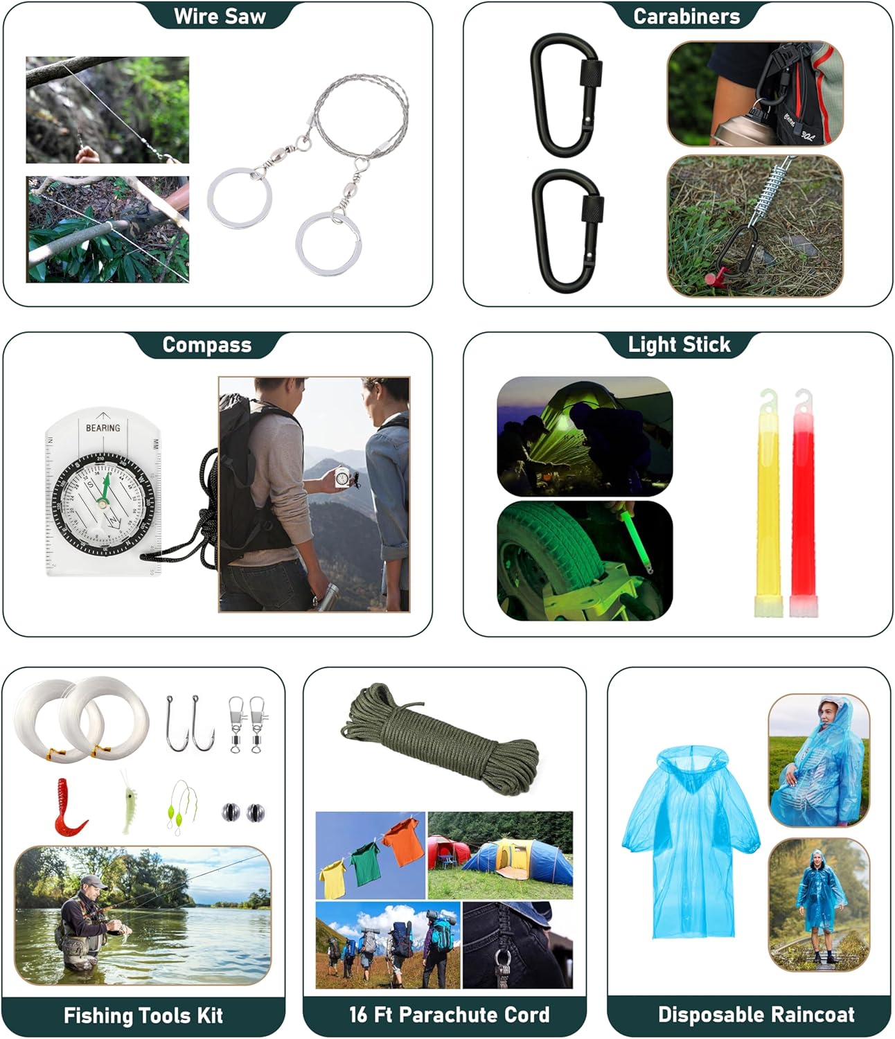 262-in-1 Emergency Survival & First Aid Kit