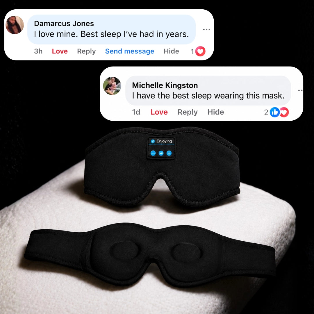 SnoozeSound™ 3D Bluetooth Sleep Mask