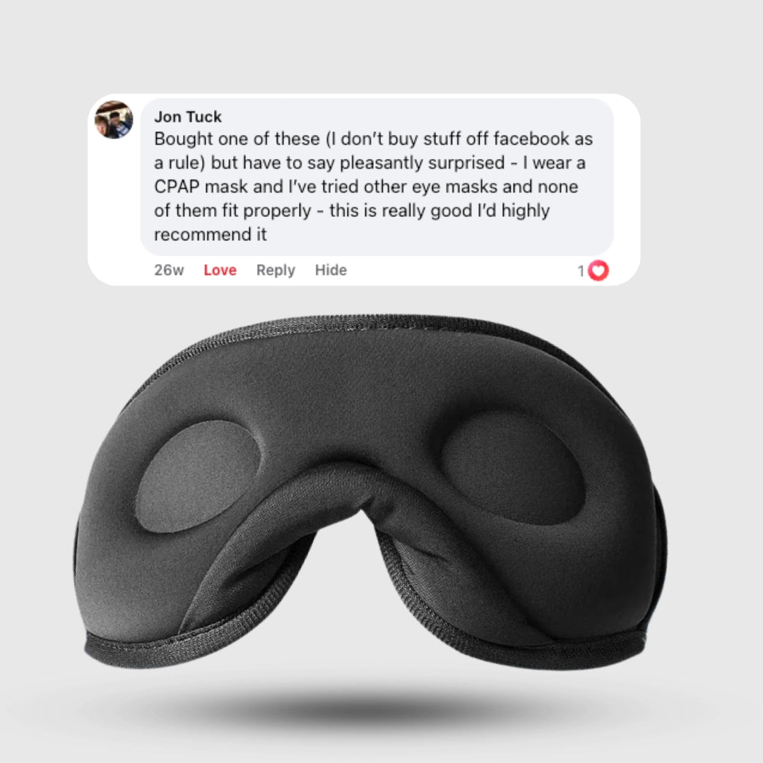 SnoozeSound™ 3D Bluetooth Sleep Mask