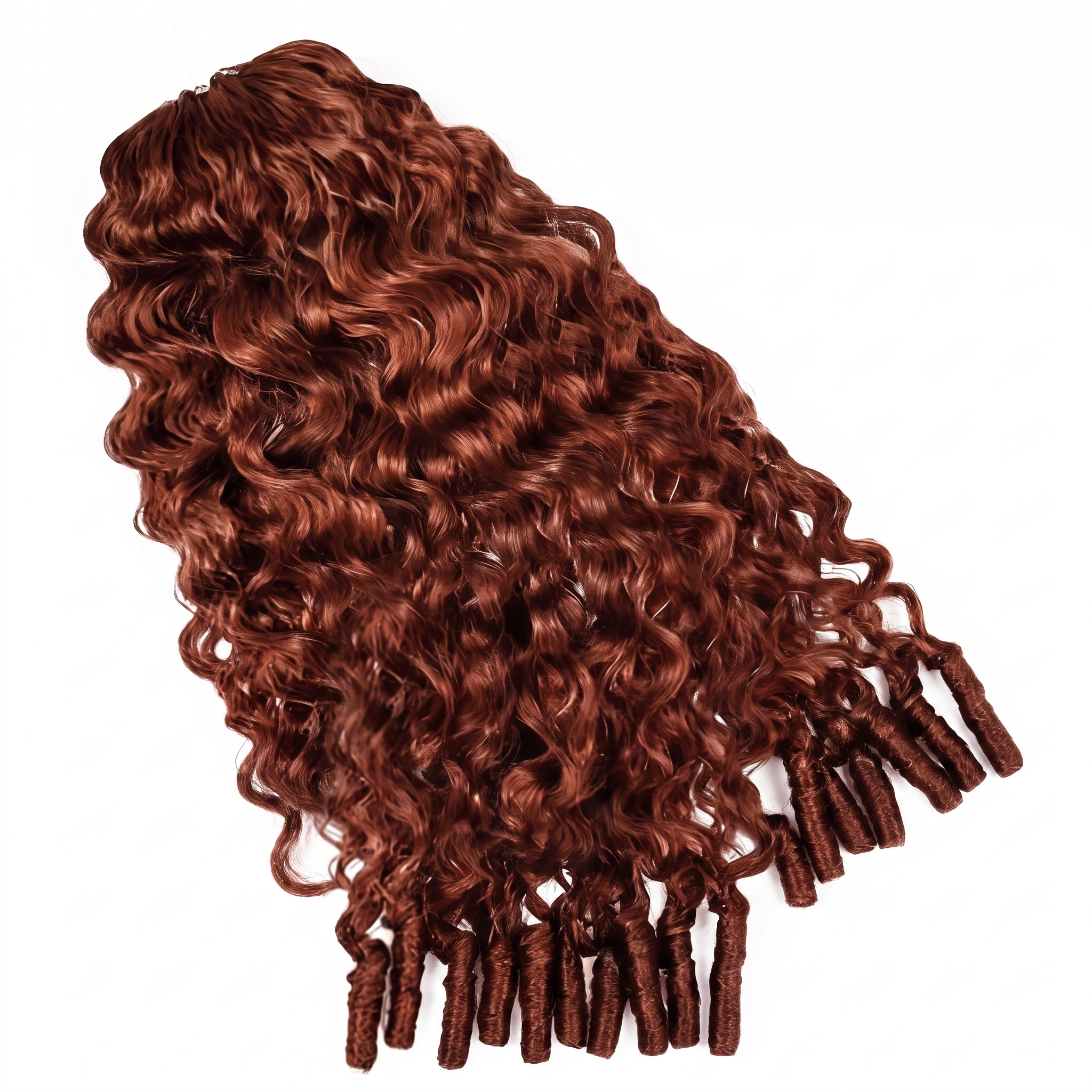 Oreno Burmese Curly Half Wig InvisiFit Strap Human Hair Wear Go Glueless Wig for Beginners