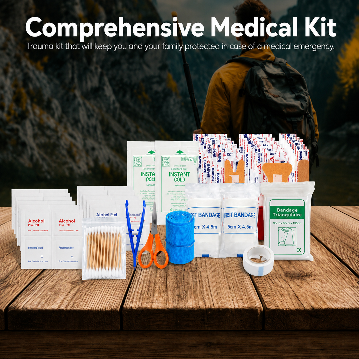 262-in-1 Emergency Survival & First Aid Kit